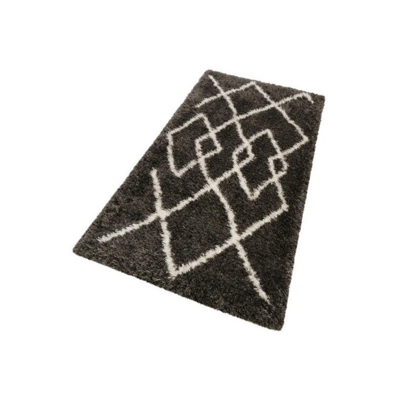 Tapis Salon Afella Anthracite par Wecon Home