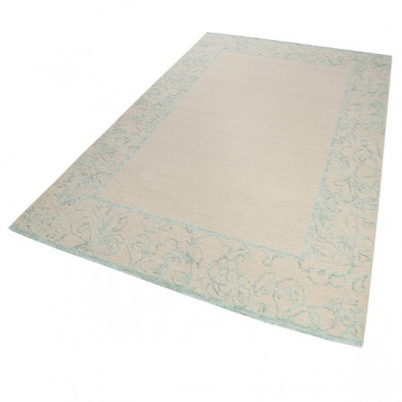 Tapis Salon Kayla Kelim Border Bleu par Esprit Home Tapis Salon Kayla Kelim Border Bleu par Esprit Home