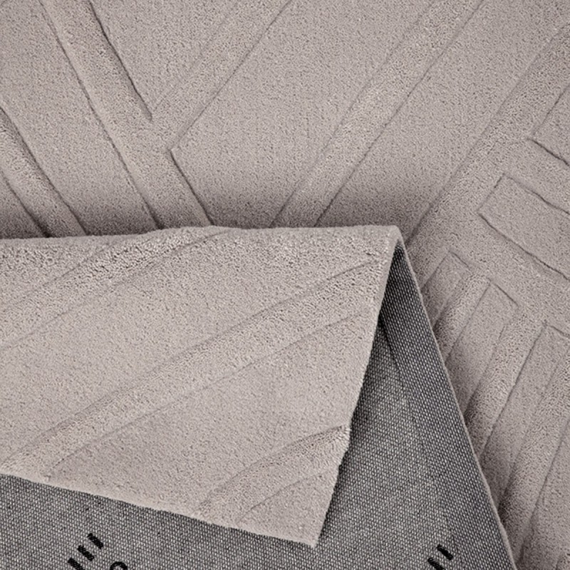 Tapis de salon taupe à relief PALMIA chez Esprit Home