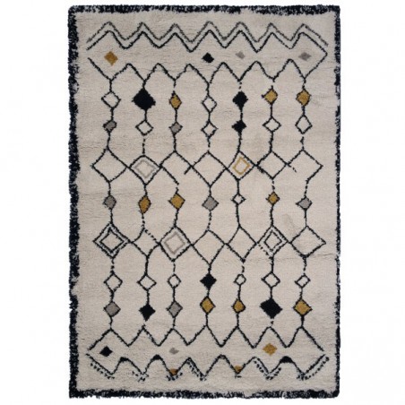 Tapis Berbère Etnya Jaune par Edito Tapis Berbère Etnya Jaune par Edito