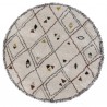Tapis Farandole Multicolore Berbère Rond Safran x160cm par Edito Tapis Farandole Multicolore Berbère Rond Safran x160cm par Edito