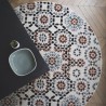 Tapis Berbère Rond Tanger Rouille x160cm par Edito Tapis Berbère Rond Tanger Rouille x160cm par Edito