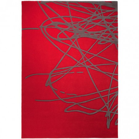 Tapis Rouge Brainstorm par Esprit Home Tapis Rouge Brainstorm par Esprit Home