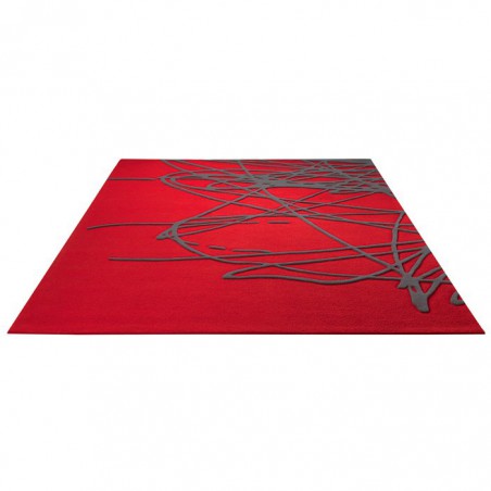 Tapis Rouge Brainstorm par Esprit Home Tapis Rouge Brainstorm par Esprit Home
