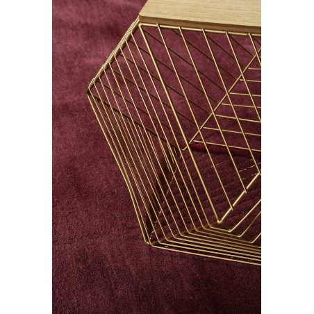 Tapis Shaggy Bordeaux Loft Tapis Shaggy Bordeaux Loft