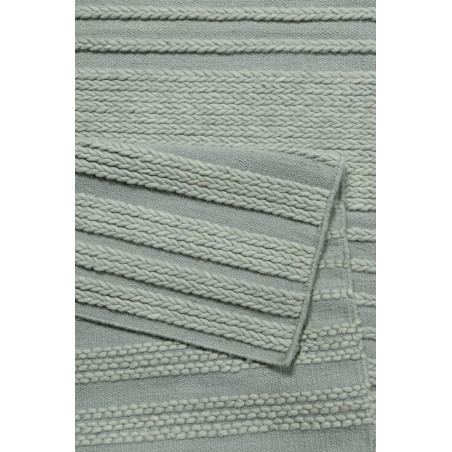 Tapis tressé vert Aurelia Kelim Tapis tressé vert Aurelia Kelim