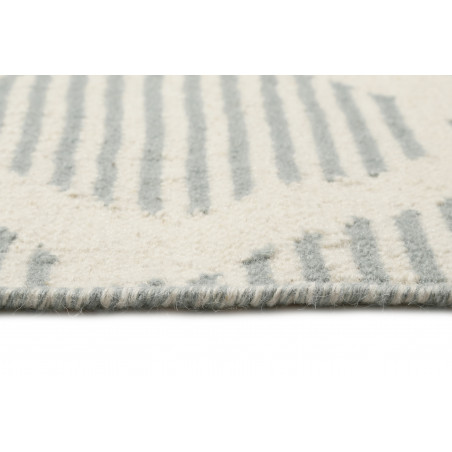 Tapis Moderne Bleu Rainns Kelim Tapis Moderne Bleu Rainns Kelim