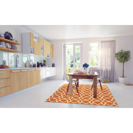 Tapis d'Extérieur Collection Vitaminic Interlaced Orange Tapis d'Extérieur Collection Vitaminic Interlaced Orange