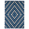 Tapis d'Extérieur Collection Coastal Living Triangles Navy Tapis d'Extérieur Collection Coastal Living Triangles Navy
