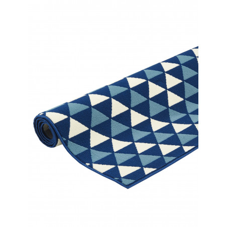 Tapis d'Extérieur Collection Coastal Living Triangles Navy Tapis d'Extérieur Collection Coastal Living Triangles Navy