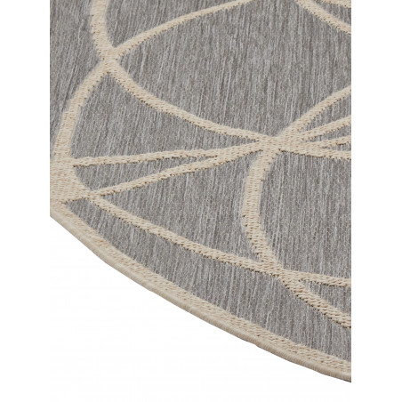 Tapis d'Extérieur Collection Skandi Look Tondo Silver Tapis d'Extérieur Collection Skandi Look Tondo Silver