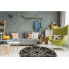 Tapis d'Extérieur Collection Skandi Look Tondo Ecru Black Tapis d'Extérieur Collection Skandi Look Tondo Ecru Black