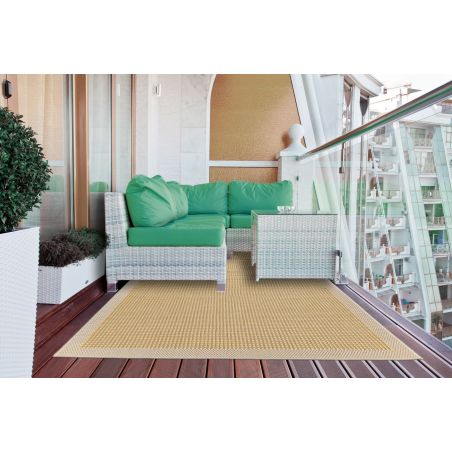 Tapis d'Extérieur Collection Essentials Chrome Jaune Tapis d'Extérieur Collection Essentials Chrome Jaune
