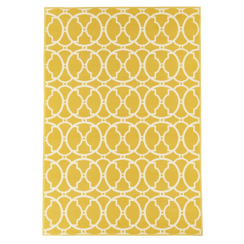 Tapis d'Extérieur Collection Vitaminic Interlaced Jaune