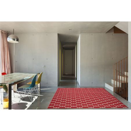 Tapis d'Extérieur Collection Vitaminic Trellis Rouge Tapis d'Extérieur Collection Vitaminic Trellis Rouge