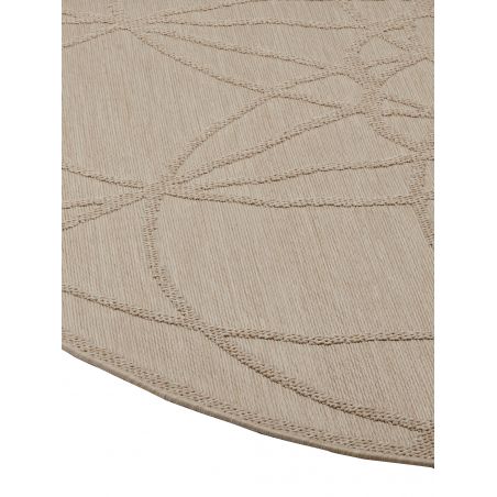 Tapis d'Extérieur Collection Skandi Look Tondo Ecru Tapis d'Extérieur Collection Skandi Look Tondo Ecru