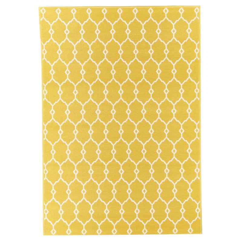 Tapis d'Extérieur Collection Vitaminic Trellis Jaune