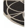 Tapis d'Extérieur Collection Skandi Look Tondo Ecru Black Tapis d'Extérieur Collection Skandi Look Tondo Ecru Black