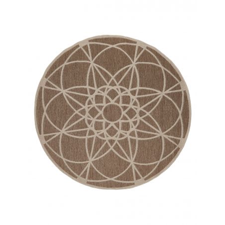 Tapis d'Extérieur Collection Skandi Look Tondo Mink Tapis d'Extérieur Collection Skandi Look Tondo Mink