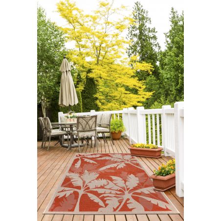 Tapis d'Extérieur Collection Tropical Palms Orange Tapis d'Extérieur Collection Tropical Palms Orange