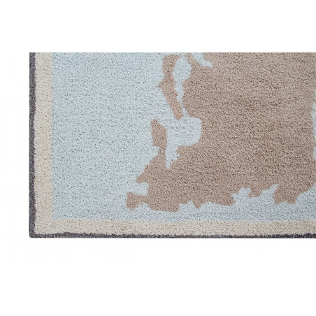 Tapis Lavable Vintage Map Tapis Lavable Vintage Map