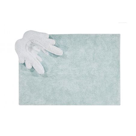 Tapis Lavable Puffy Wings Bleu Clair Tapis Lavable Puffy Wings Bleu Clair