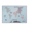 Tapis Lavable Vintage Map Tapis Lavable Vintage Map