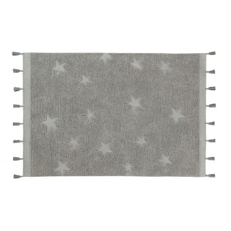 Tapis Lavable Hippy Stars Aqua Gris Tapis Lavable Hippy Stars Aqua Gris