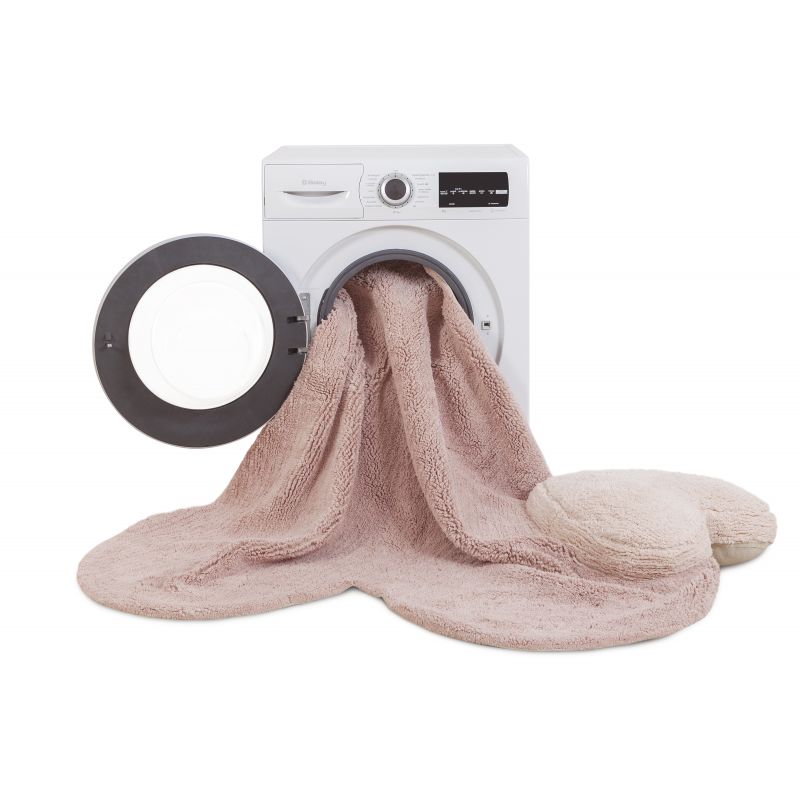 Tapis de chambre Lavable en machine Puffy Love Rose