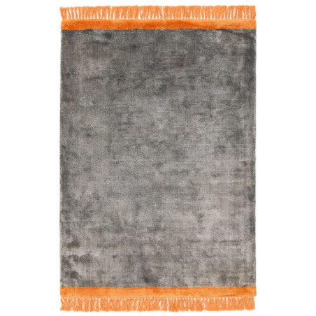 Tapis moderne Mekong gris et orange Tapis moderne Mekong gris et orange