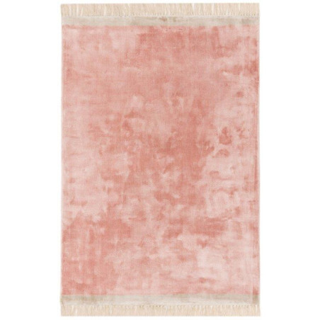 Tapis moderne Mekong rose et argent Tapis moderne Mekong rose et argent