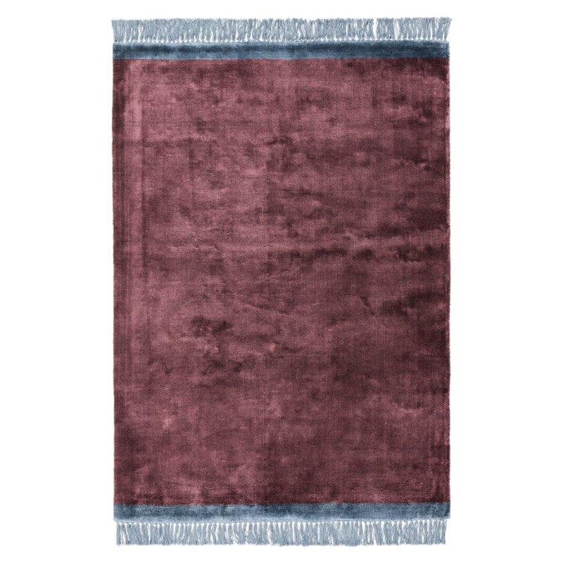Tapis moderne Mekong prune et bleu