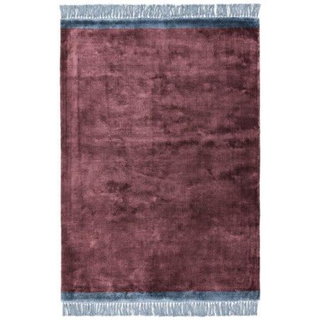 Tapis moderne Mekong prune et bleu Tapis moderne Mekong prune et bleu