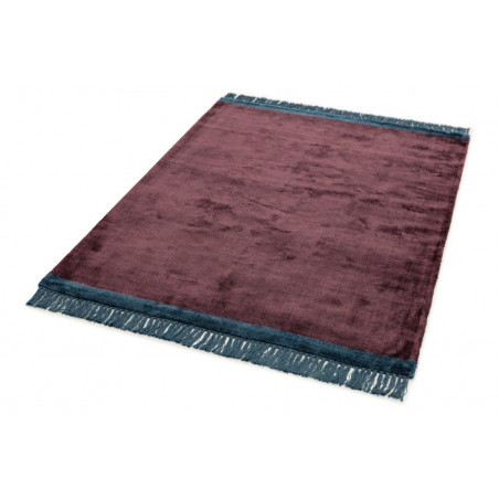 Tapis moderne Mekong prune et bleu Tapis moderne Mekong prune et bleu