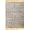 Tapis moderne Mekong argent et moutarde