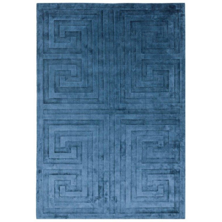 Tapis moderne Narmada bleu Tapis moderne Narmada bleu