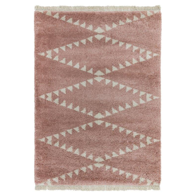 Tapis moderne Tigre rose