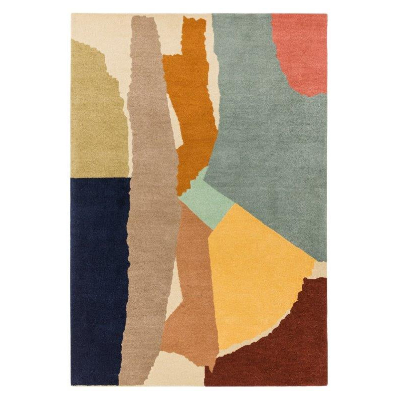 Tapis moderne haut de gamme abstrait en laine Oleniok Abstrait - JOSEPH LEBON