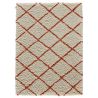 Tapis en Laine crème et orange Zagora Tapis en Laine crème et orange Zagora