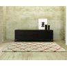 Tapis en Laine crème et orange Zagora Tapis en Laine crème et orange Zagora