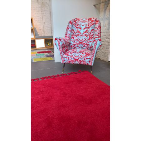 Tapis en Laine rouge Boujad Tapis en Laine rouge Boujad