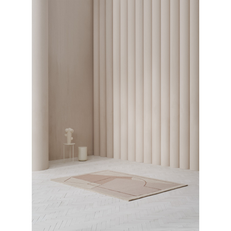 Tapis Design Furbo rose