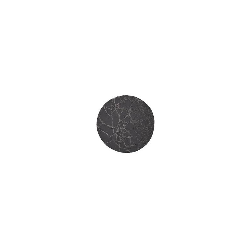 Tapis Design rond Marmo charcoal - LINIE DESIGN