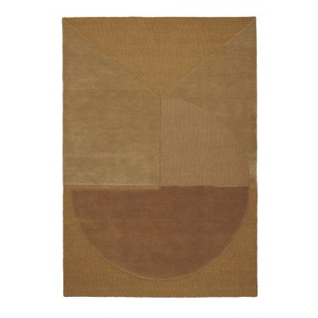 Tapis Design Satomi mustard Tapis Design Satomi mustard