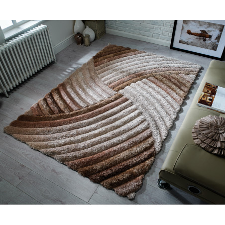 Tapis Design Furrow Natural 80 x 150 cm