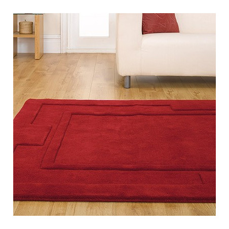 Tapis en Relief Laine Apollo Rouge Tapis en Relief Laine Apollo Rouge