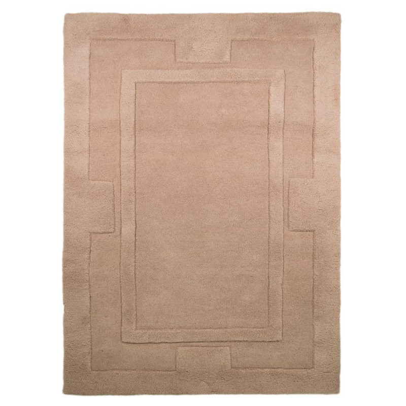 Tapis en Relief Laine Apollo Beige