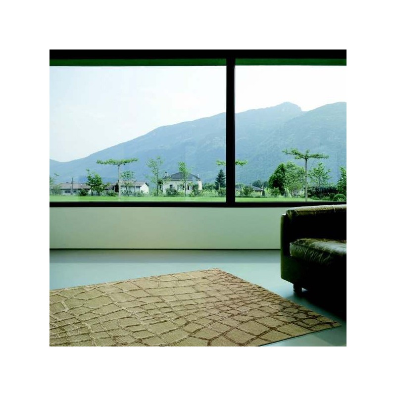 Tapis gris à motifs originaux Angelo