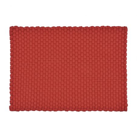 Tapis Extérieur Uni Rouge