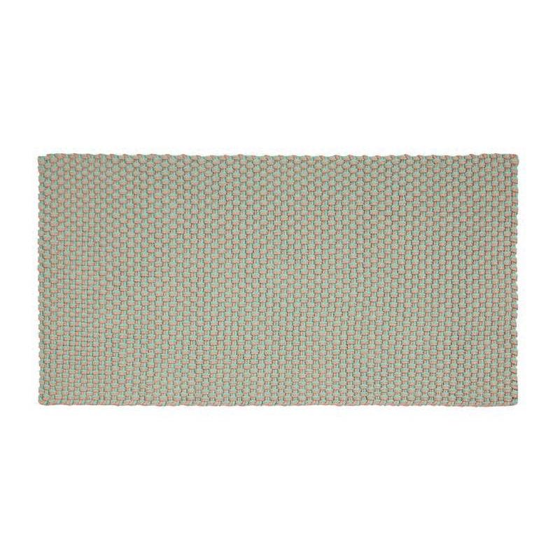 Tapis Extérieur Jim Turquoise-Marron